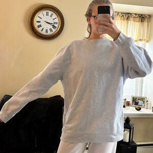 Independent Trading Co | Size XXL | Light Heather Gray Oversized Sweatshirt